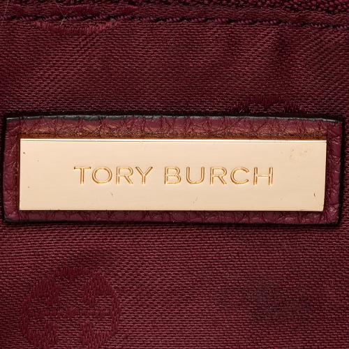 Tory Burch Leather Harper Center-Zip Tote