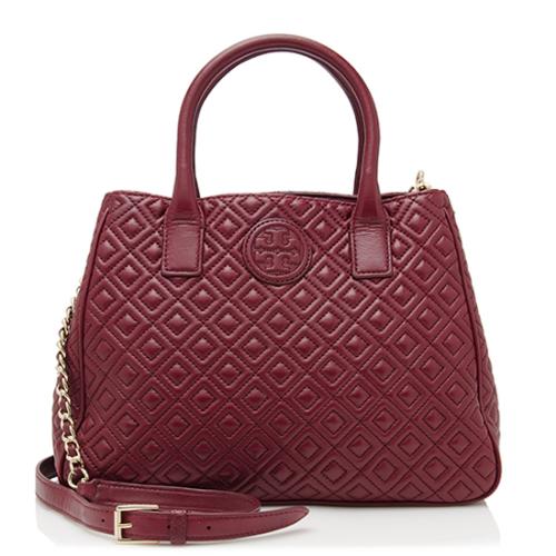 Tory Burch Leather Marion Quilted Tote