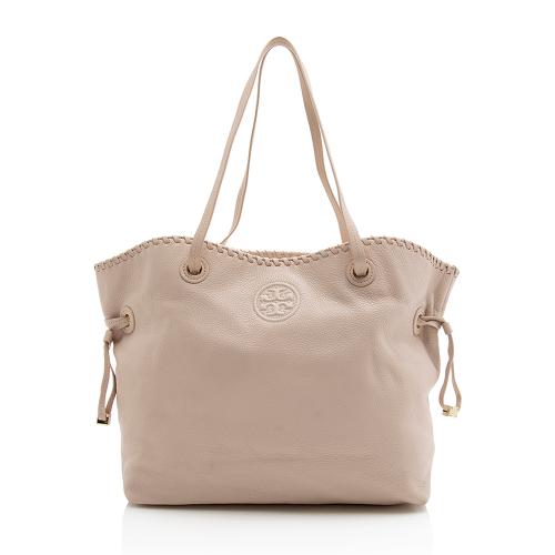 Tory Burch Leather Marion Slouchy East/West Tote