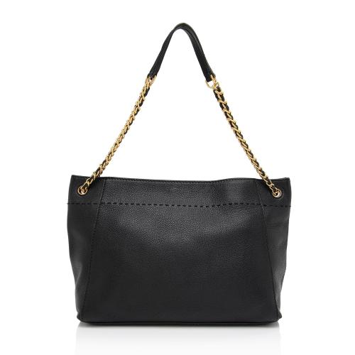Tory Burch Leather McGraw Chain Slouchy Tote