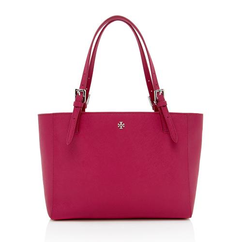 tory burch robinson medium leather tote