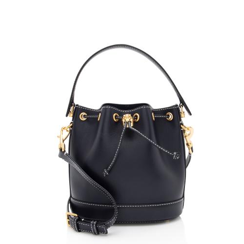 Tory Burch Leather Small Bucket Bag