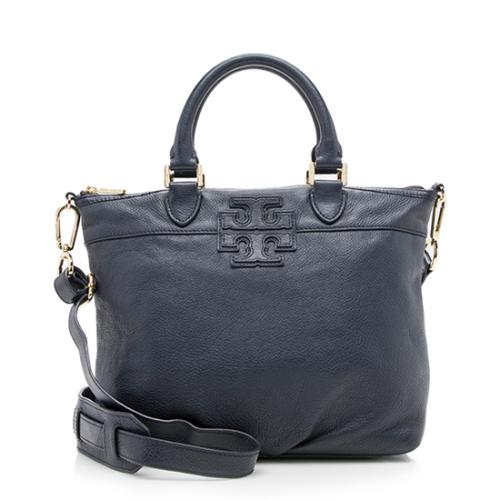 Tory Burch Leather Stacked T Small Satchel