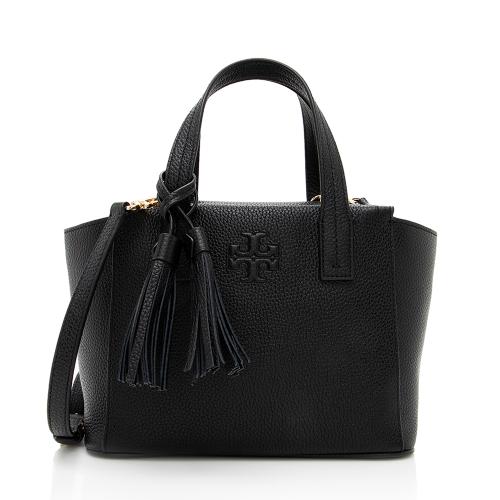 Tory Burch Leather Thea Tassel Mini Tote