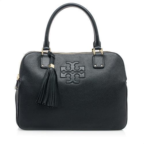 Tory Burch Leather Thea Triple Zip Compartment Satchel