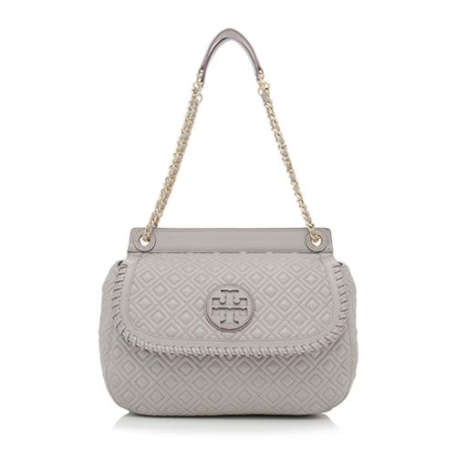 Tory Burch Leather Marion Saddle Bag