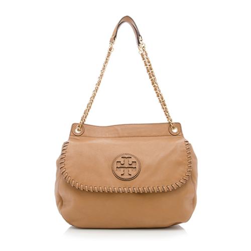 Tory Burch Leather Marion Saddle Bag
