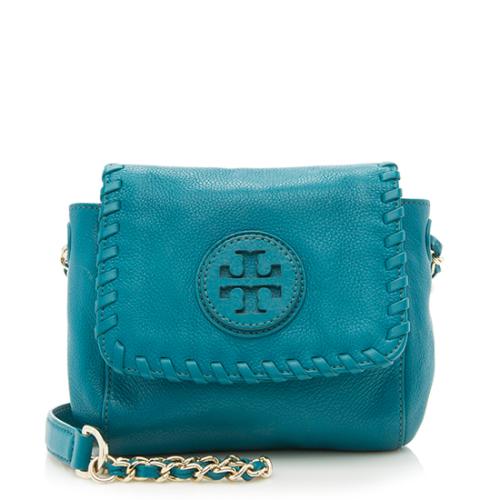 Tory Burch Leather Marion Small Crossbody Bag