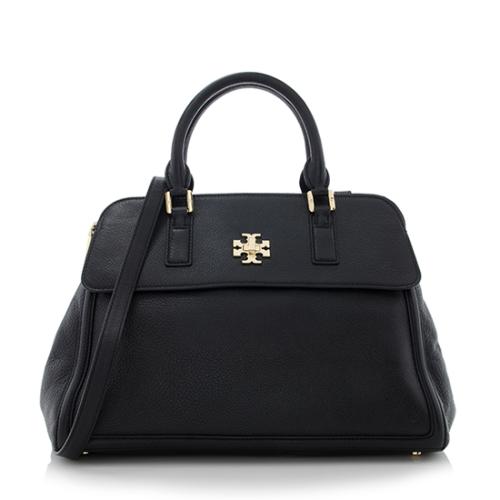 Tory Burch Leather Mercer Dome Satchel 