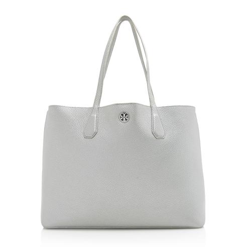 Tory Burch Metallic Leather Perry Tote