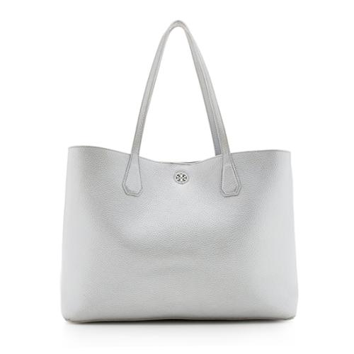 Tory Burch Metallic Leather Perry Tote