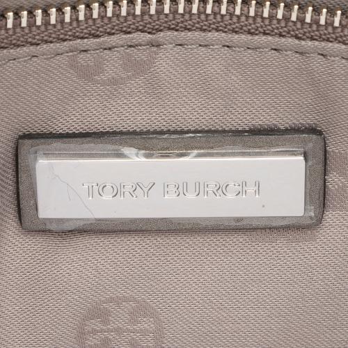 Tory Burch Metallic Patent Leather Mercer Shoulder Bag