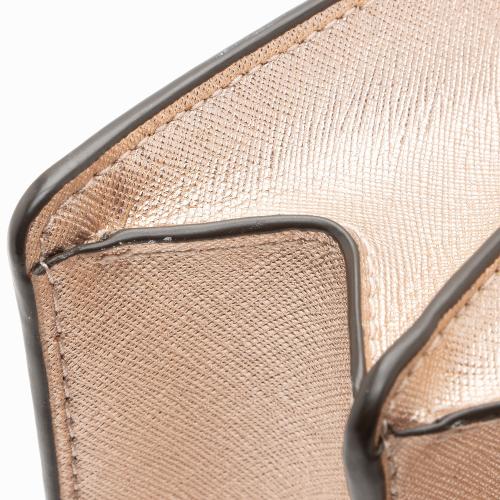 Tory Burch Metallic Saffiano Leather Robinson Shoulder Bag