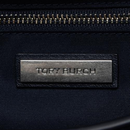 TORY BURCH Black LEATHER FLEMING Convertible SHOULDER BAG