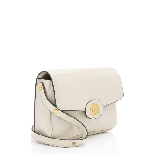 Tory Burch Patent Leather Robinson Convertible Shoulder Bag