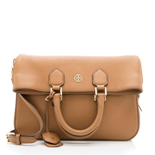 Tory Burch Leather Robinson Fold Over Messenger