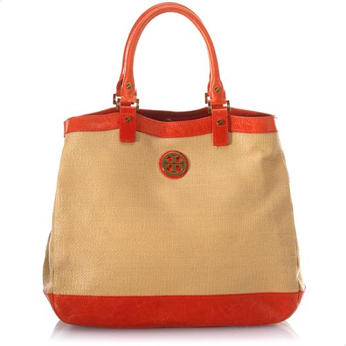 Tory Burch Slouchy Straw Tote 