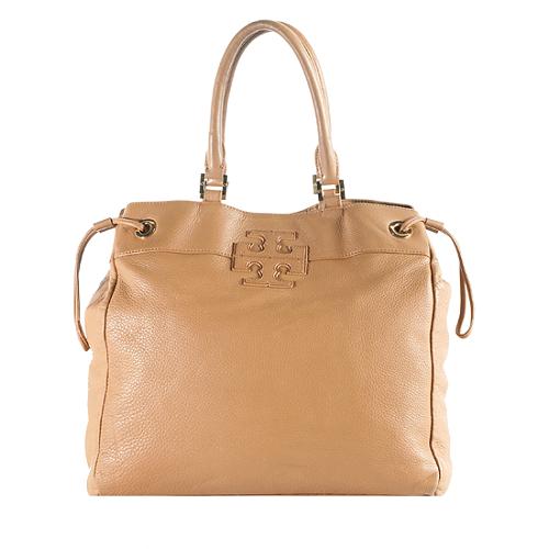 Tory Burch Stacked T Logo North/South Tote