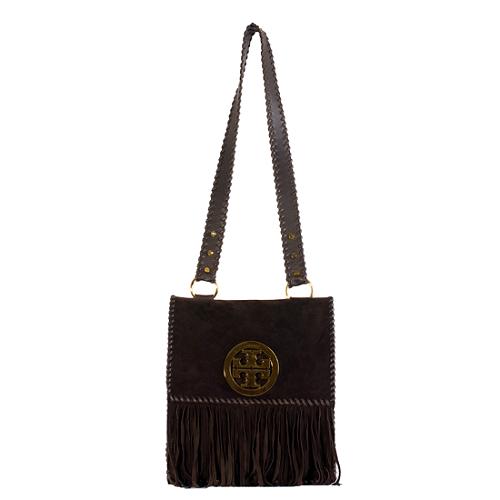 Tory Burch Suede Fringe Messenger Bag | [Brand: id=252, name=Tory Burch]  Handbags | Bag Borrow or Steal