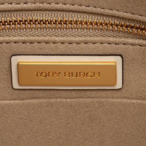Tory Burch T Monogram Embossed Leather Small Tote