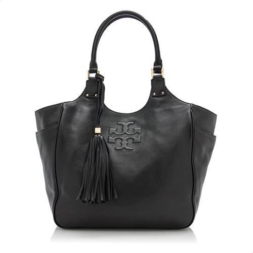 Tory Burch Leather Thea Round Tote