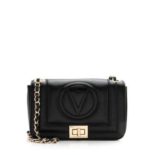 Valentino By Mario Valentino Leather Beatriz Flap Crossbody Bag