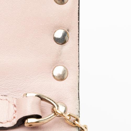 Valentino Calfskin Rockstud Mini Chain Flap Bag