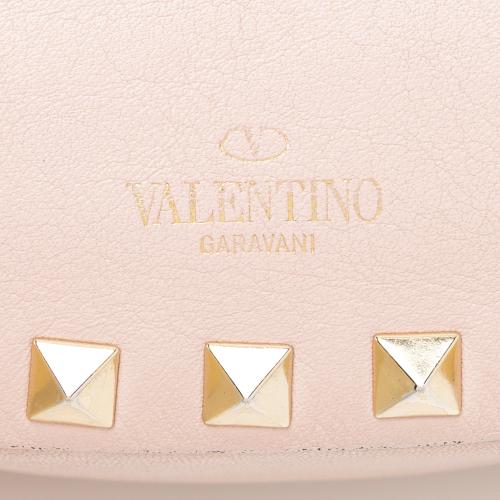 Valentino Calfskin Rockstud Mini Chain Flap Bag