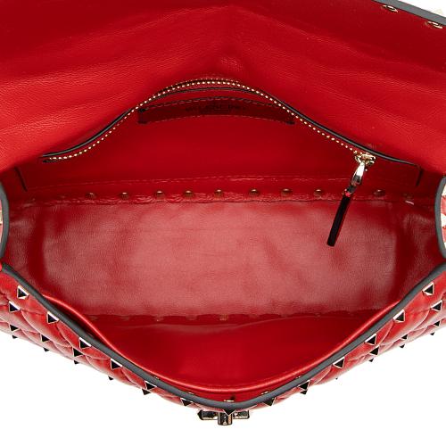 Valentino Calfskin Rockstud Spike Up Chain Shoulder Bag
