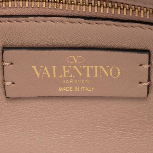 Valentino Calfskin Roman Stud Medium Shoulder Bag