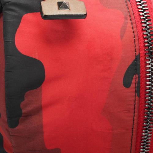 Valentino Camouflage Nylon Backpack
