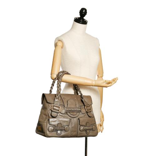 bh Dripping Ren Valentino Histoire Leather Handbag