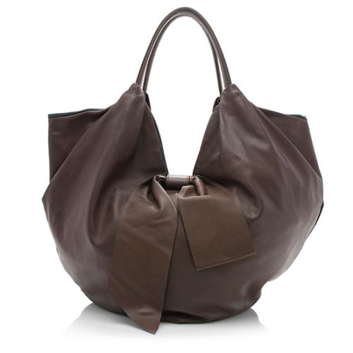 Valentino Leather 360 Bow Hobo