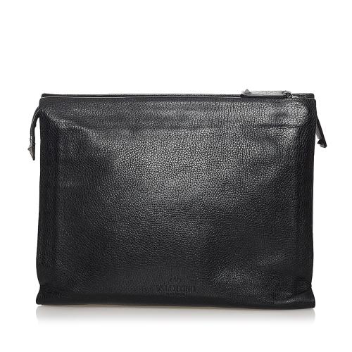 Valentino Leather Clutch Bag