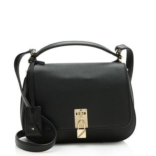 Valentino Leather Joylock Messenger Bag