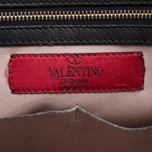 Valentino Leather Rockstud Open Medium Tote - FINAL SALE