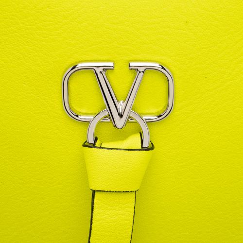 Valentino Leather V-Ring Crossbody