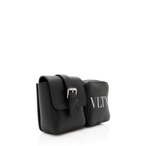 Valentino Leather VLTN Compartment Crossbody Bag