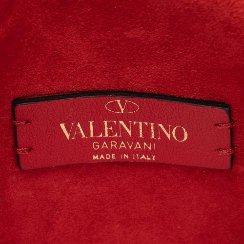 Valentino Leather Vring Saddle Bag