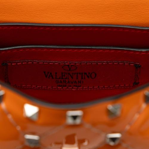 Valentino Micro Patent Rockstud Spike Satchel