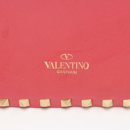 Valentino Nappa Leather Rockstud Clutch