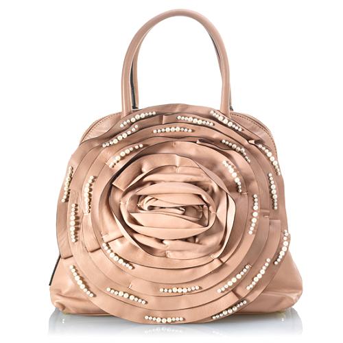 Valentino Petal Dome Satchel Handbag