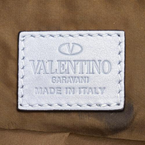 Valentino Rockstud Reversible Camouflage Nylon Tote Bag