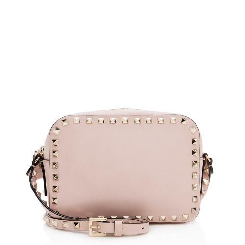 Valentino Smooth Leather Rockstud Camera Bag