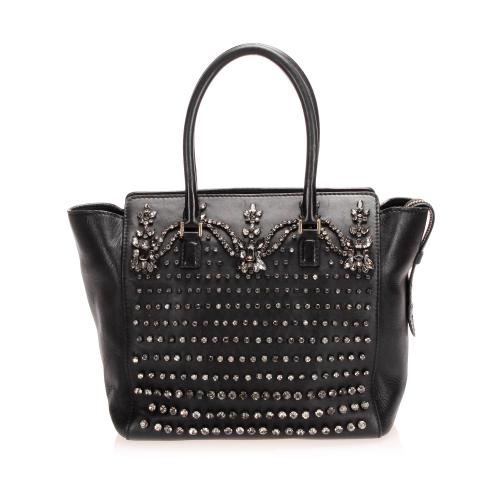 Valentino Studded Leather Satchel