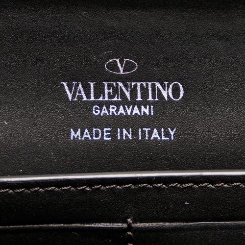 Valentino VLTN Leather Wallet on Strap