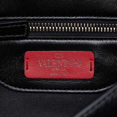 Valentino Black Very V Ruffle Rockstud Crossbody Leather ref.893447 - Joli  Closet