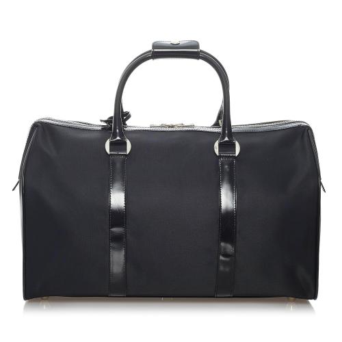 Versace Leather Boston Bag