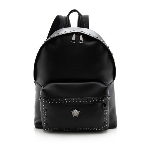 Versace Leather Studded Backpack