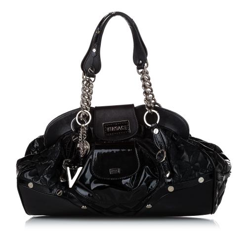 Versace Medusa Leather Shoulder Bag